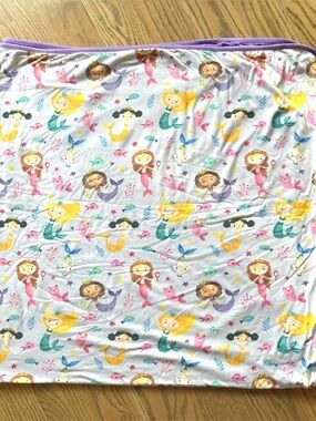Caden Lane Little Mermaids Bamboo Blanket 50*50